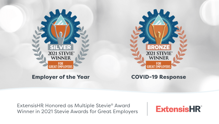 ExtensisHR Honored As Multiple Stevie Award Winner In 2021 Stevie