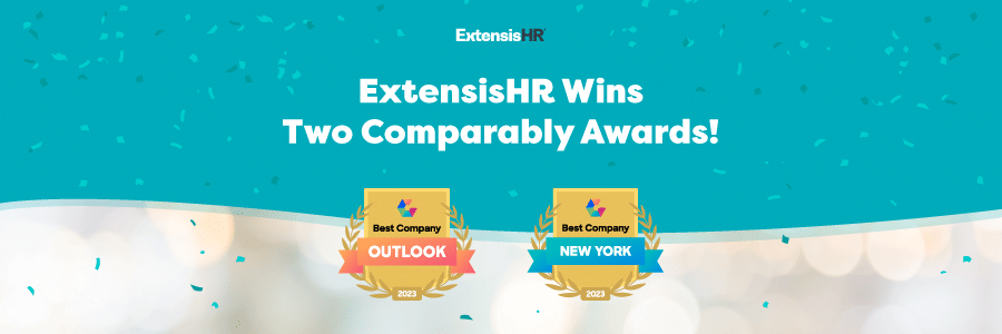 ExtensisHR Receives Two Comparably Awards for Best Company Outlook and Best Places to Work in Metropolitan New York