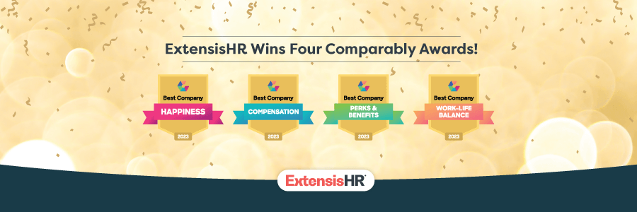 ExtensisHR Celebrates Four New Comparably Awards