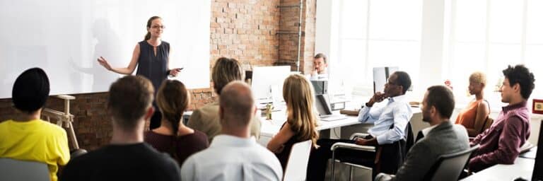 Business Team Training Listening Meeting